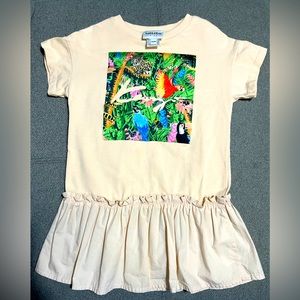 KENZO rainforest-print T-shirt dress